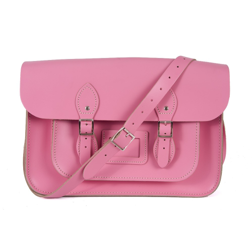 13" Baby Pink Magnetic Satchel