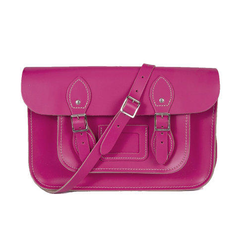 13" Fuchsia Magnetic Satchel