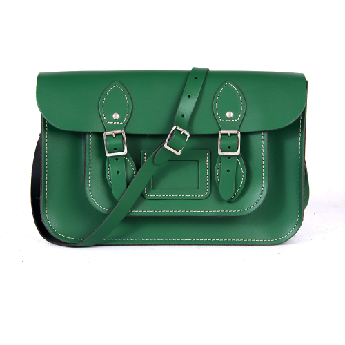 13" Light Green Magnetic Satchel