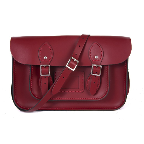 13" Red Magnetic Satchel