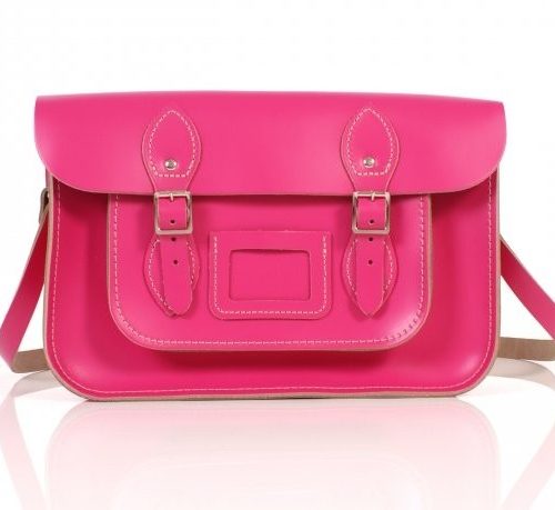 13" Pink Satchel