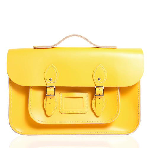 13" Double Yellow Magnetic Briefcase