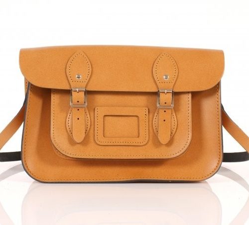 13" London Tan Satchel