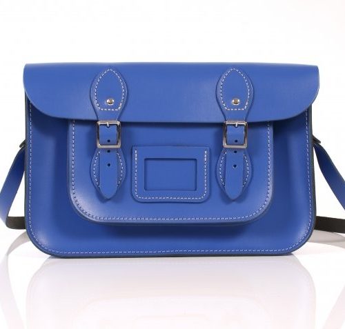13" Royal Blue Satchel