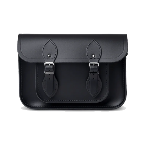 11" Black Satchel