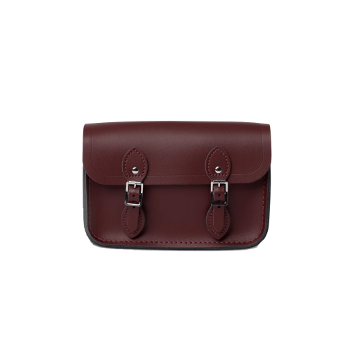 11" Oxblood Red Satchel