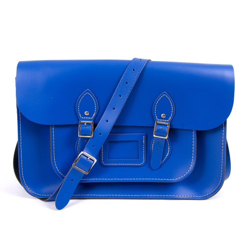 11" Royal Blue Satchel