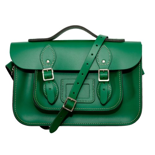 15" Dark Green Briefcase