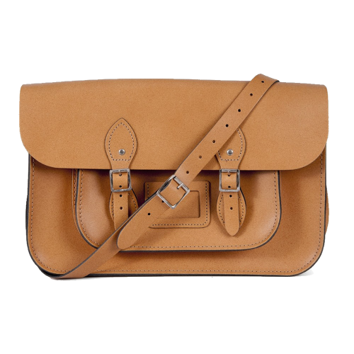 15" Autumn Tan Magnetic Satchel