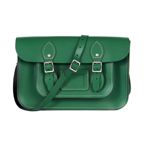 15" Green Magnetic Satchel