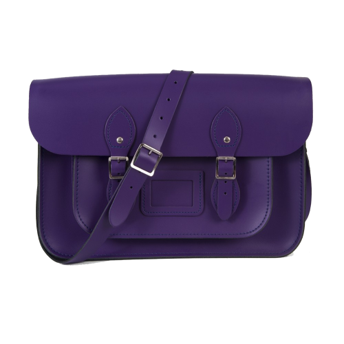 15" Purple Satchel