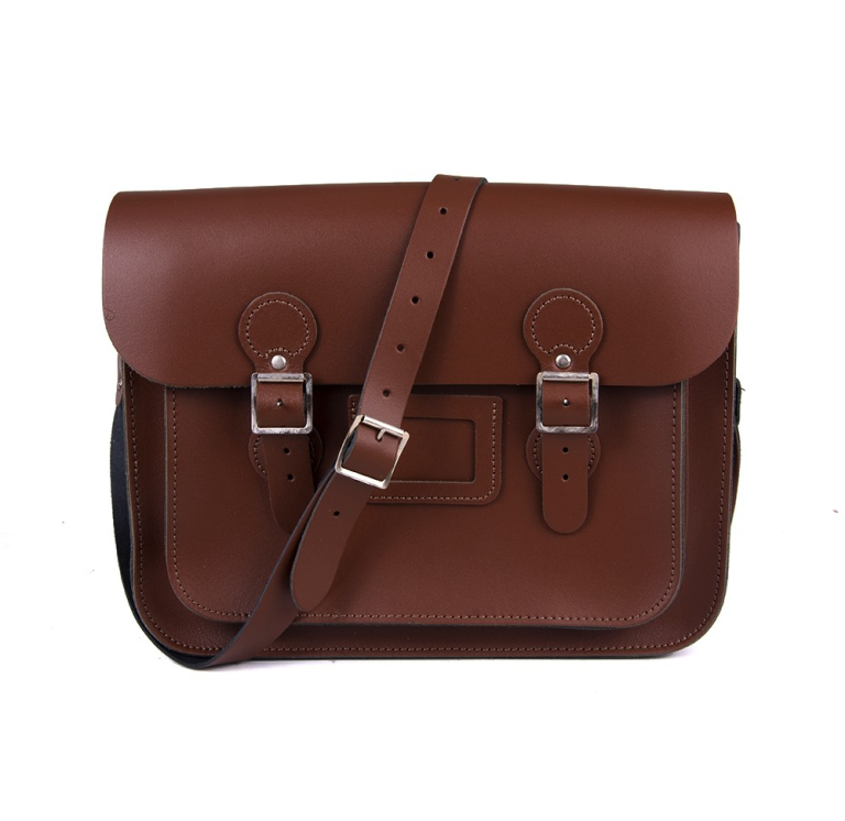 13 Chestnut Brown Circle Satchel 13 Chestnut Brown Circle Satchel