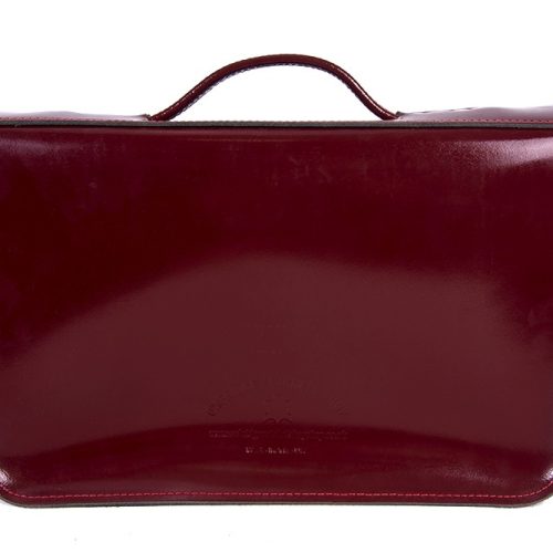15″ Oxblood Magnetic Satchel 15″ Oxblood Magnetic Satchel