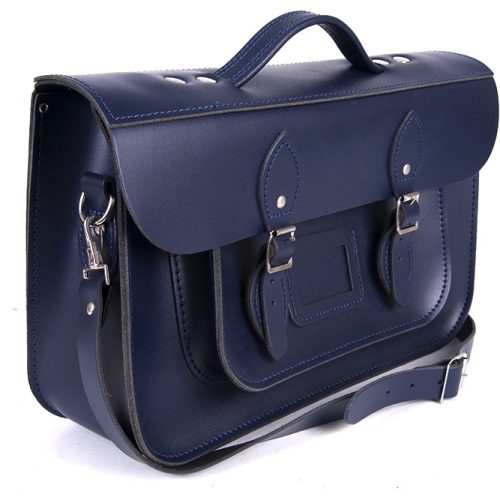 15″ Navy Magnetic Briefcase