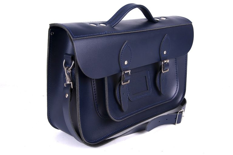 15″ Navy Magnetic Briefcase