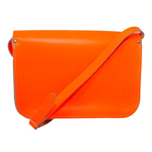 dsc_533811″ Dayglow Orange Circle Satchel dsc_533811″ Dayglow Orange Circle Satchel