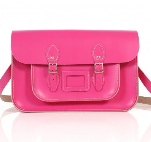 15" Pink Satchel