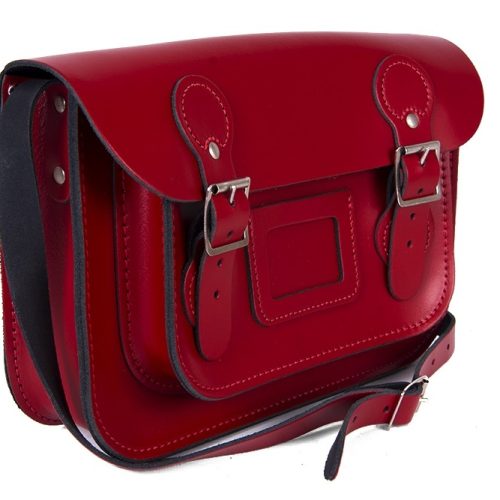 11″ Patent Red Circle Satchel 11″ Patent Red Circle Satchel