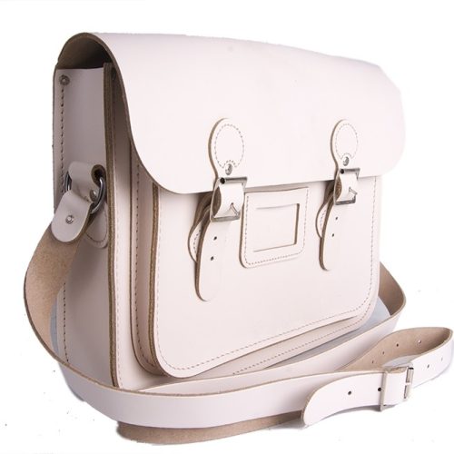 11″ White Circle Satchel 11″ White Circle Satchel