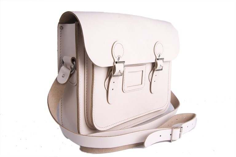 11″ White Circle Satchel 11″ White Circle Satchel
