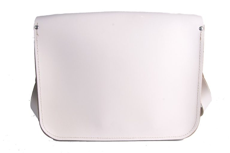 11″ White Circle Satchel 11″ White Circle Satchel