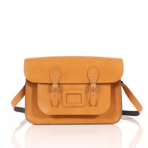 14" Autumn Tan Satchel