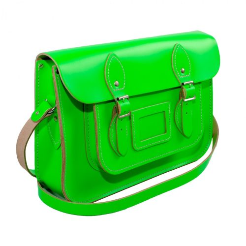 14 Dayglow Green Satchel (1) 14 Dayglow Green Satchel (1)