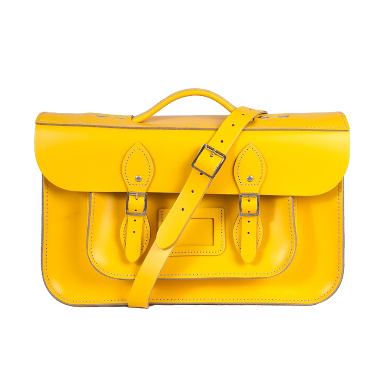 14 Double Yellow Magnetic Briefcase 14 Double Yellow Magnetic Briefcase