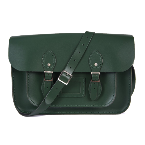 14" Green Magnetic Satchel