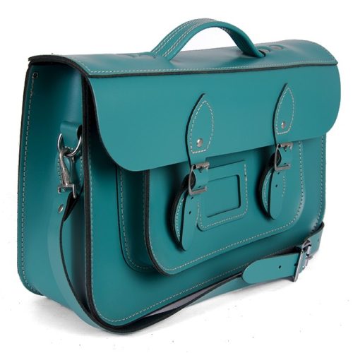 13″ Cockatoo Blue Magnetic Briefcase