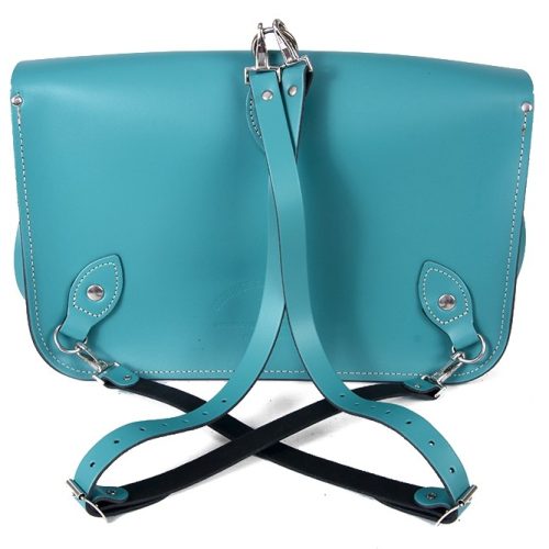 15″ Turquoise Backpack Satchel
