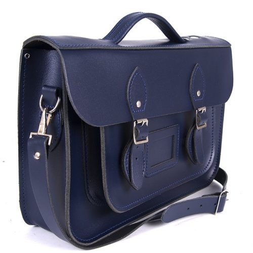 14″ Navy Magnetic Briefcase