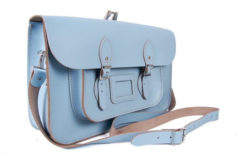 15″ Baby Blue Backpack Satchel 15″ Baby Blue Backpack Satchel