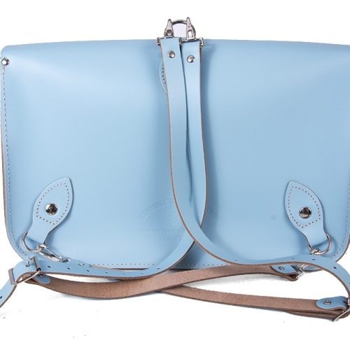 15″ Baby Blue Backpack Satchel 15″ Baby Blue Backpack Satchel