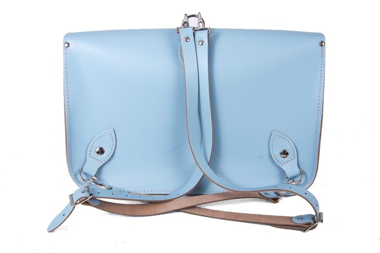 15″ Baby Blue Backpack Satchel 15″ Baby Blue Backpack Satchel