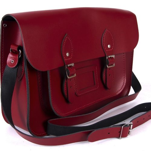 15″ Dark Red Magnetic Satchel 15″ Dark Red Magnetic Satchel