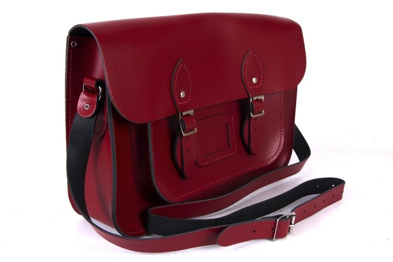 15″ Dark Red Magnetic Satchel 15″ Dark Red Magnetic Satchel