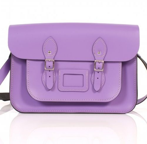 14" Lilac Satchel