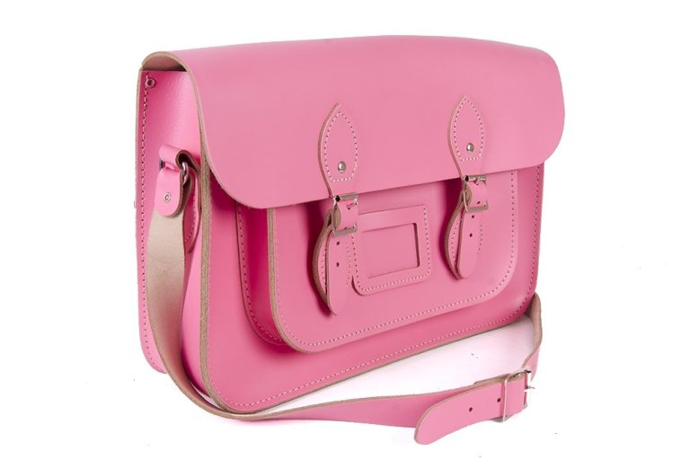 14″ Pink Magnetic Satchel