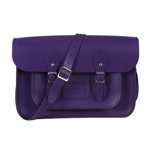14" Purple Magnetic Satchel