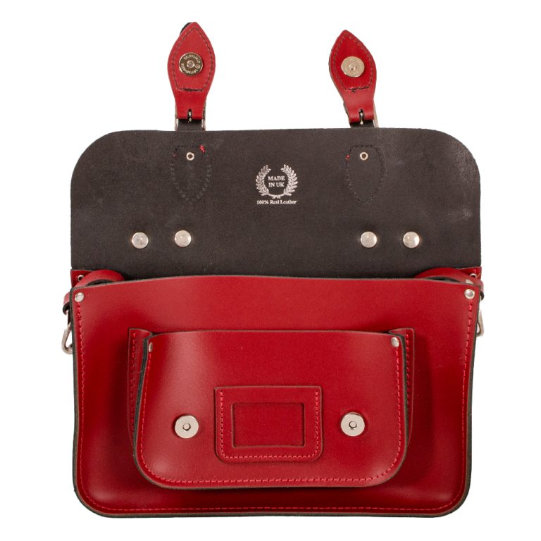 13” magnetic briefcase red d