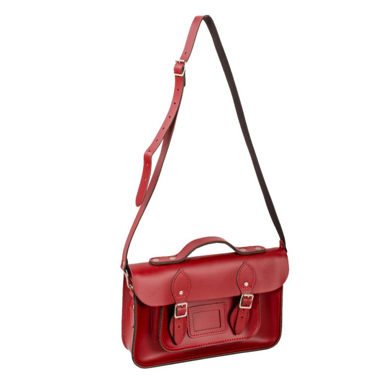 13” magnetic briefcase red e
