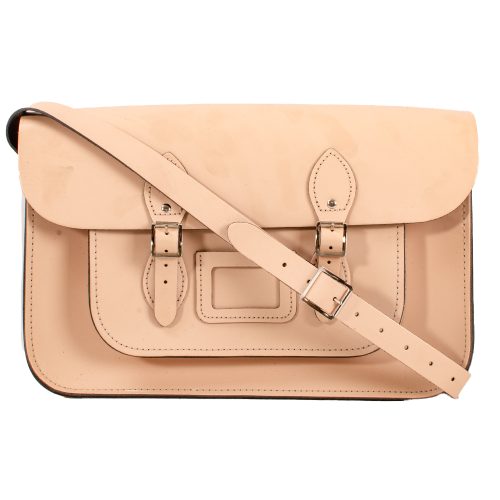 15" Beige Satchel