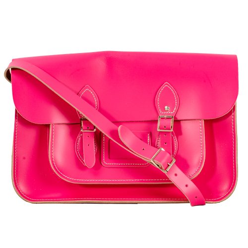 15" Fuchsia Satchel