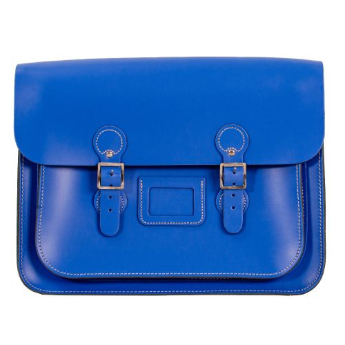 15" Royal Blue Circle Satchel