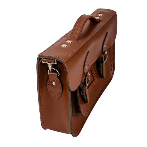15” magnet briefcase chestnut b